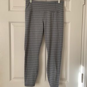 Athleta Striped Salutation 7/8 Tights